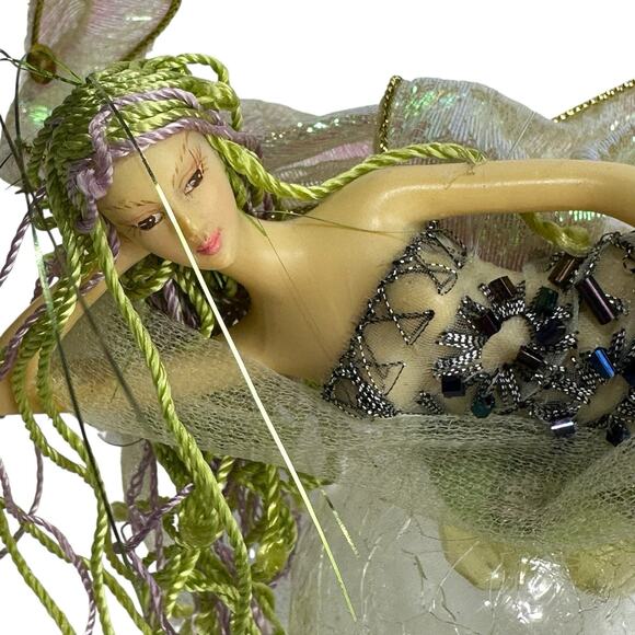 Handmade Bubble Rubber Fairy Christmas Ornament - Picture 1 of 9